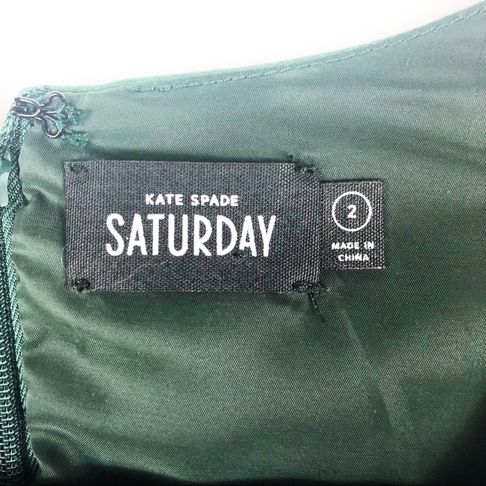 NEW KATE SPADE SATURDAY Layover Dress Cotton Slit - Picture 5 of 8